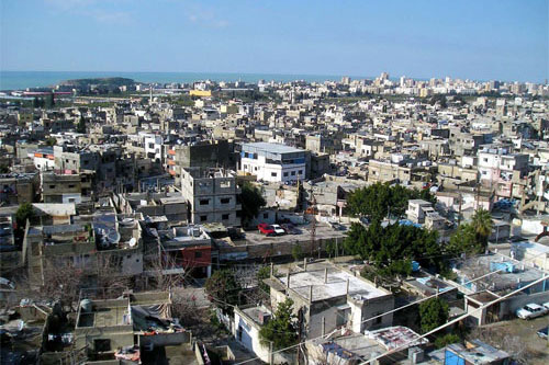 el campo de refugiados palestinos de Ain el Helwe Tiroteos en un campo de refugiados palestinos en el sur del Líbano